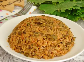 Asma Yapraklı Pilav