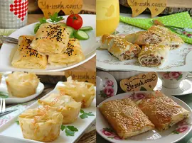 Baklavalık Yufkadan Börek Tarifleri