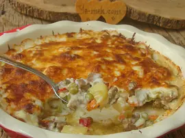 Beşamel Soslu Buğu Kebabı