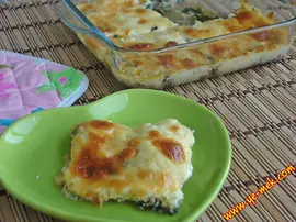 Beşamel Soslu Ispanak Graten