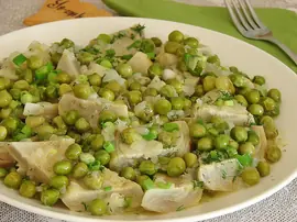 Bezelyeli Enginar Yemeği