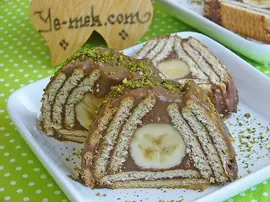 Bisküvili Piramit Pasta