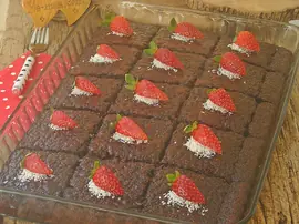 Browni Tadında Islak Kek