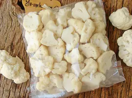 Buzlukta Karnabahar Saklama