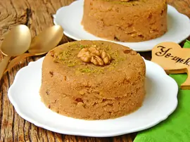 Cevizli İrmik Helvası