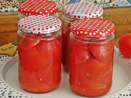 Çiğden Domates Konservesi