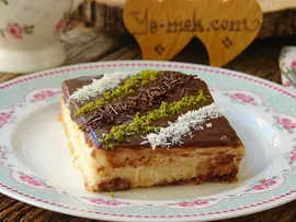 Çikolata Soslu Kedi Dili Tatlısı