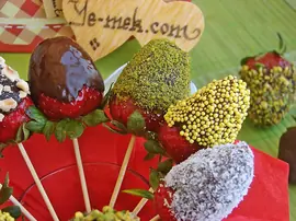 Çikolatalı Çilek  Buketi