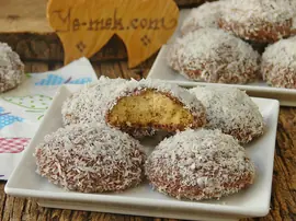 Çikolatalı Kartopu Kurabiyesi