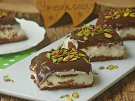 Çikolatalı Muhallebili Pasta