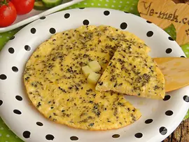 Çörek Otlu Peynirli Omlet