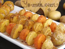 Çubukta Taze Patates Kızartması
