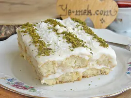 Damla Sakızlı Kedi Dili Pasta