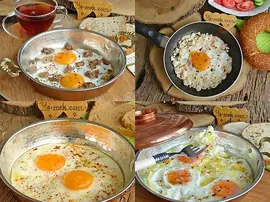 Değişik Sahanda Yumurta Tarifleri