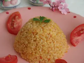 Domatesli Bulgur Pilavı