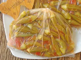 Dondurucuda Kışlık Bamya Saklama