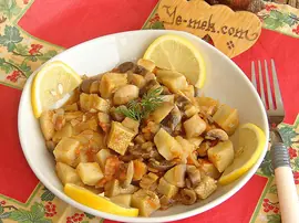 Enginarlı Mantar Kavurması