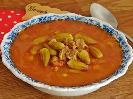 Etli Bamya Çorbası