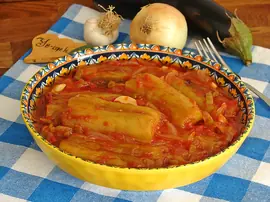 Etsiz Patlıcan Yemeği