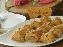 Ev Yapımı Cevizli Büzme Baklava
