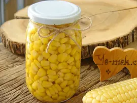 Ev yapımı Taze Mısır Konservesi