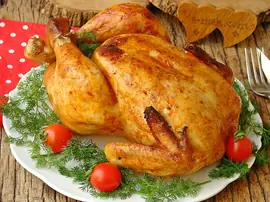 Fırın Poşetinde Bütün Tavuk