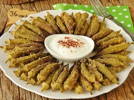 Fırında Bamya Kızartması
