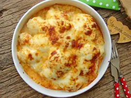 Fırında Beşamel Soslu Karnabahar