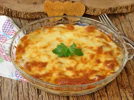 Fırında Beşamel Soslu Mantar