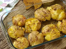 Fırında Baharatlı Çatlak Patates
