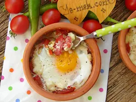 Fırında Domatesli Yumurta