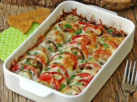 Fırında Kabak Dizme