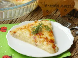 Fırında Kaşarlı Karnabahar Ezmesi