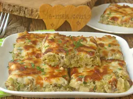 Fırında Kıymalı Pırasa