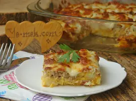 Fırında Kıymalı Yumurtalı Patates