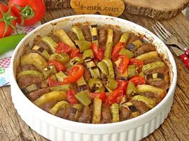 Fırında Köfteli Sebze Dizmesi