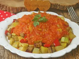 Fırında Sebze Kızartması