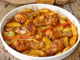 Fırında Tavuk Baget