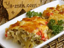 Fırında Taze Fasulye Graten