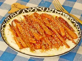 Fırınlanmış Havuç Mezesi