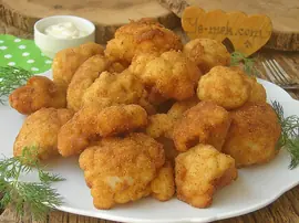 Galeta Unlu Karnabahar Kızartması