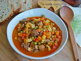 Garnitürlü Et Yemeği