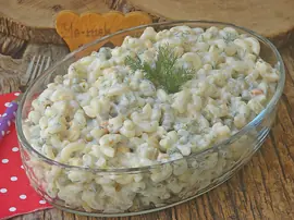 Garnitürlü Makarna Salatası