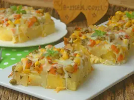 Garnitürlü Sütlü Fırın Patates