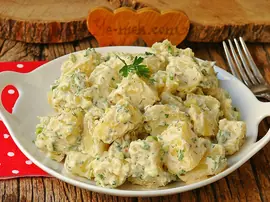 Hardallı Patates Salatası