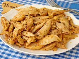 Haşlanmış Tavuk Kavurması