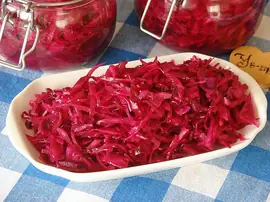 Hızlı Mor Lahana Turşusu