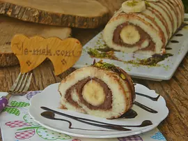 İrmikli Muzlu Rulo Tatlı