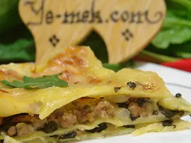 Ispanaklı Kıymalı Lazanya