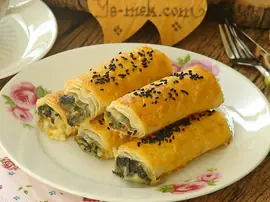 Ispanaklı Rulo Börek